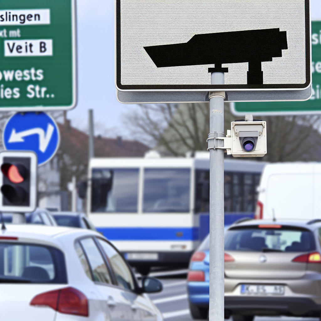 Messstelle Esslingen, Vogelsangbrücke, Ausf. B 10, Rtg. Kiesstr.