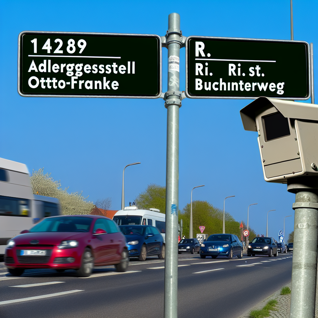 Messstelle 12489 Berlin Adlergestell/Otto-Franke-Str. Ri. Büchnerweg