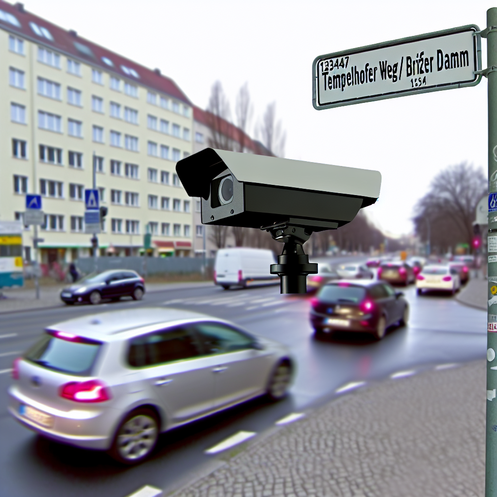 Messstelle 12347 Berlin, Tempelhofer Weg/ Brier Damm