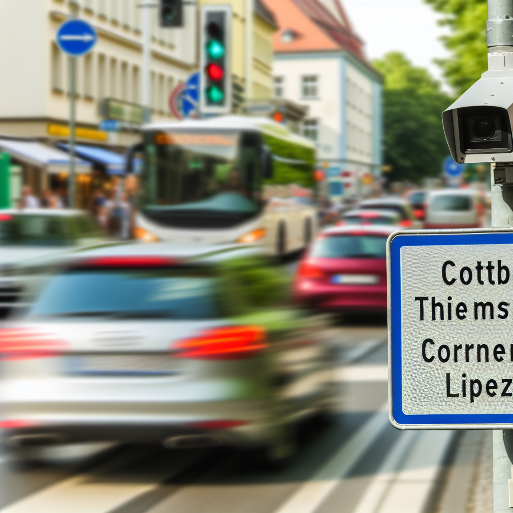 Messstelle Cottbus, Thiemstr./Ecke Saarbrücker Str. FR Lipezker Str.