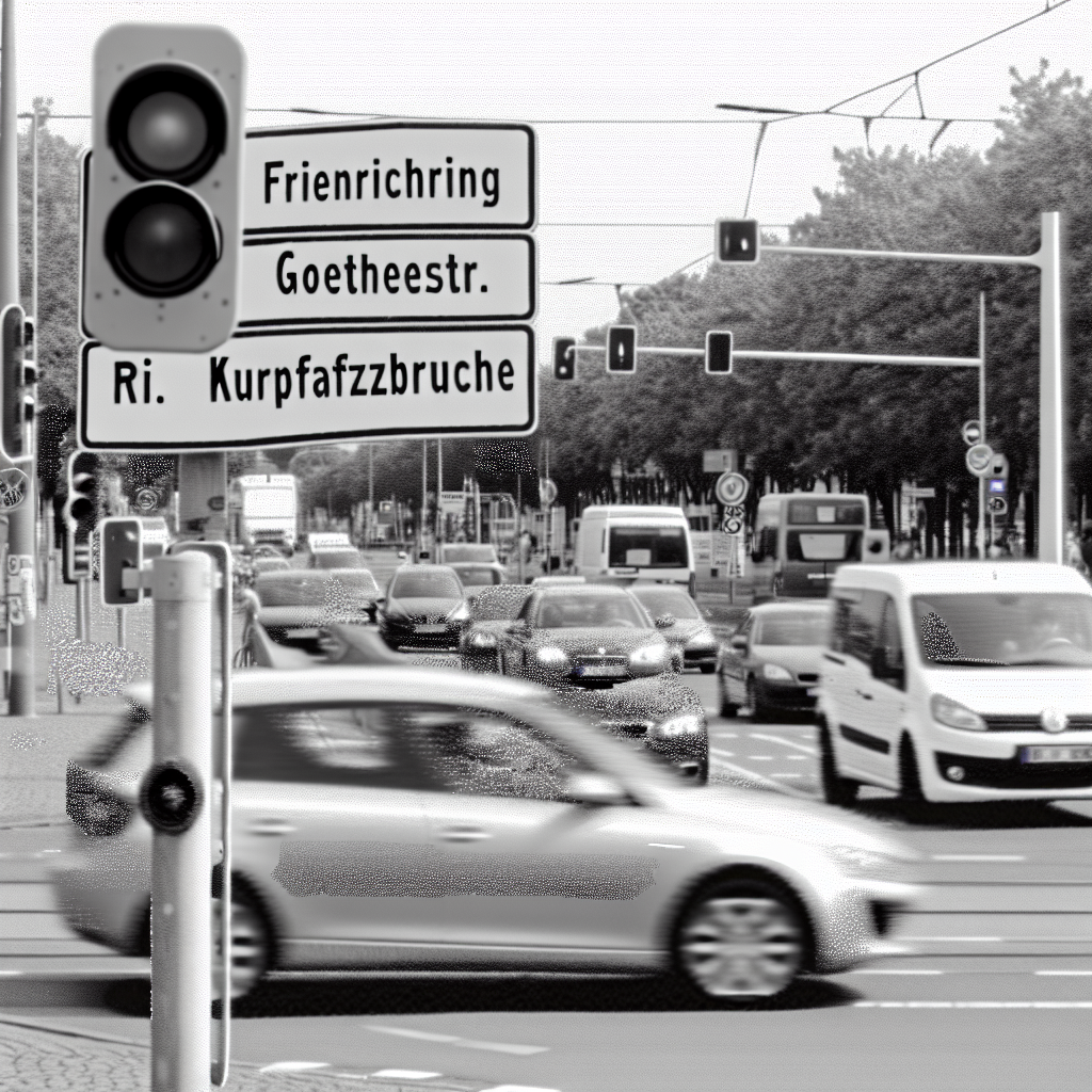 Messstelle Mannheim, Friedrichsring/Goethestr., Ri. Kurpfalzbrücke