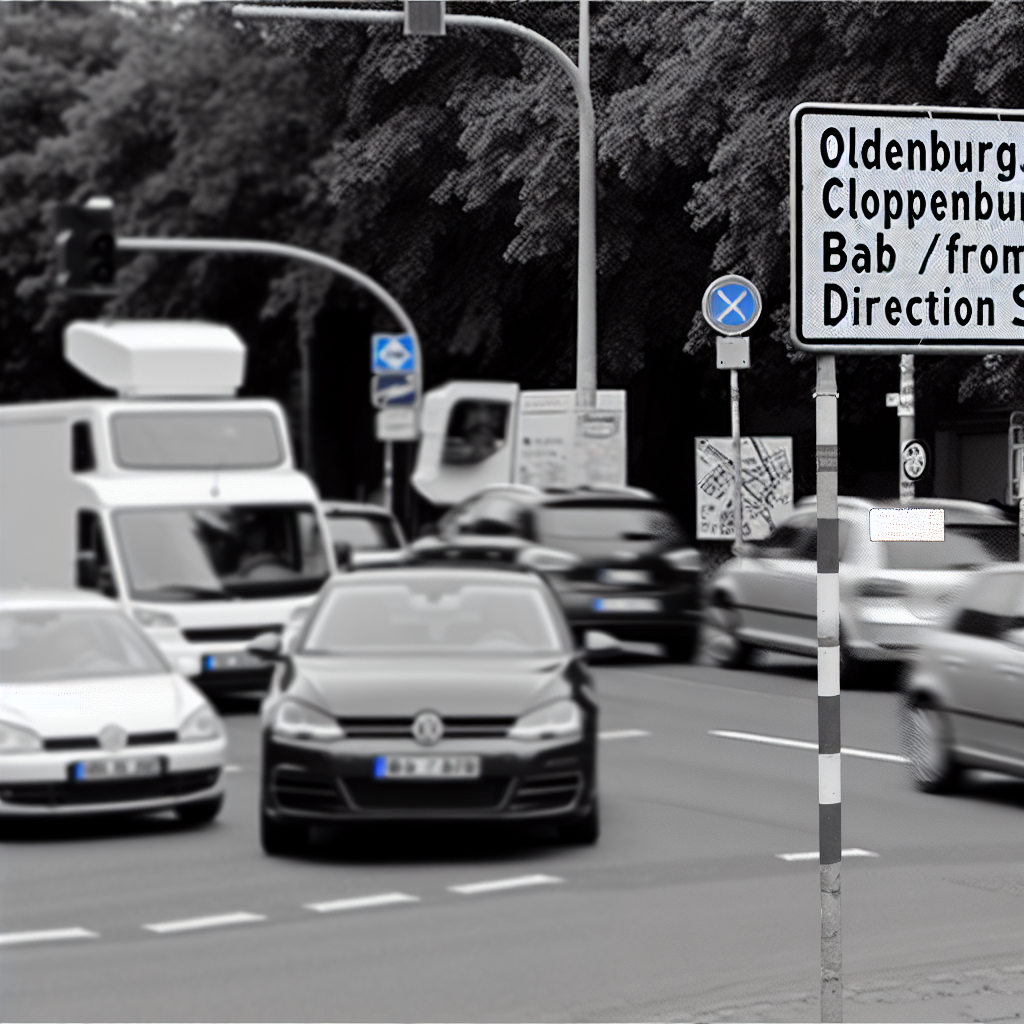 Messstelle Oldenburg, Cloppenburger Str. / BAB aus Rtg. Süden