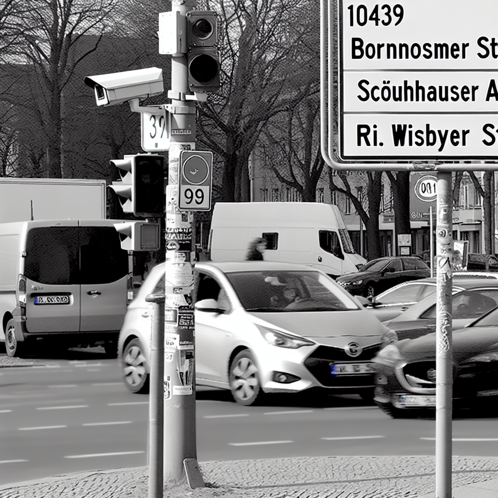 Messstelle 10439 Berlin Bornolmer Str. / Schönhauser Allee / Ri. Wisbyer Str.